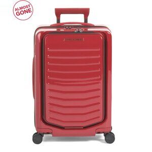 PORSCHE DESIGN Red 22in Hardside Carry-on Spinner With Front Pocket